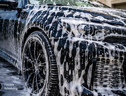 Clean, polished vehicle outdoors